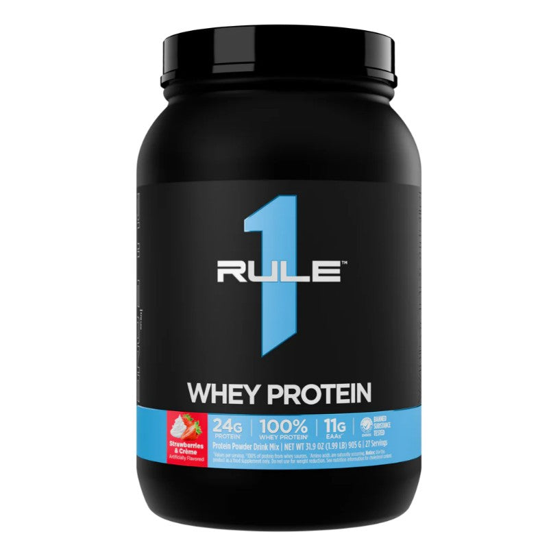 Rule One R1 Whey Protein, Strawberries & Creme