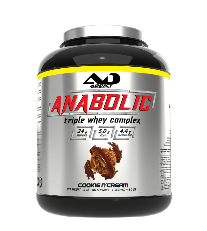Addict Sport Nutrition Anabolic Triple Whey Complex - Cookie N'Cream