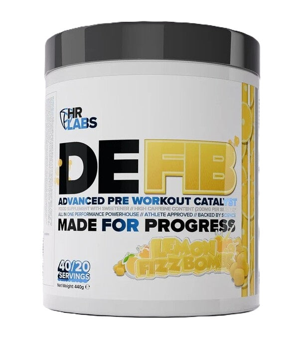 HR Labs Defib Advanced Pre Workout Catalyst - Lemon Fizz Bombs