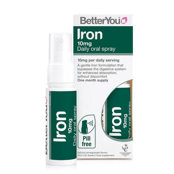 BetterYou Iron 10mg Daily Oral Spray, Pomegranate