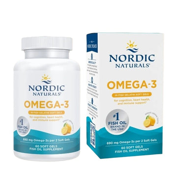 Nordic Naturals Omega-3, 690mg Lemon (Fish Gelatin)
