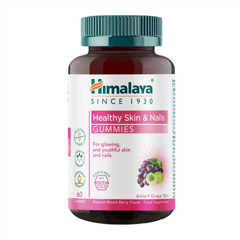 Himalaya Healthy Skin & Nails Gummies, Natural Mixed Berry