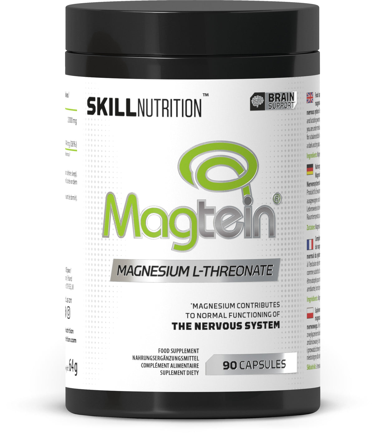 Skill Nutrition Magtein, Magnesium L-Threonate