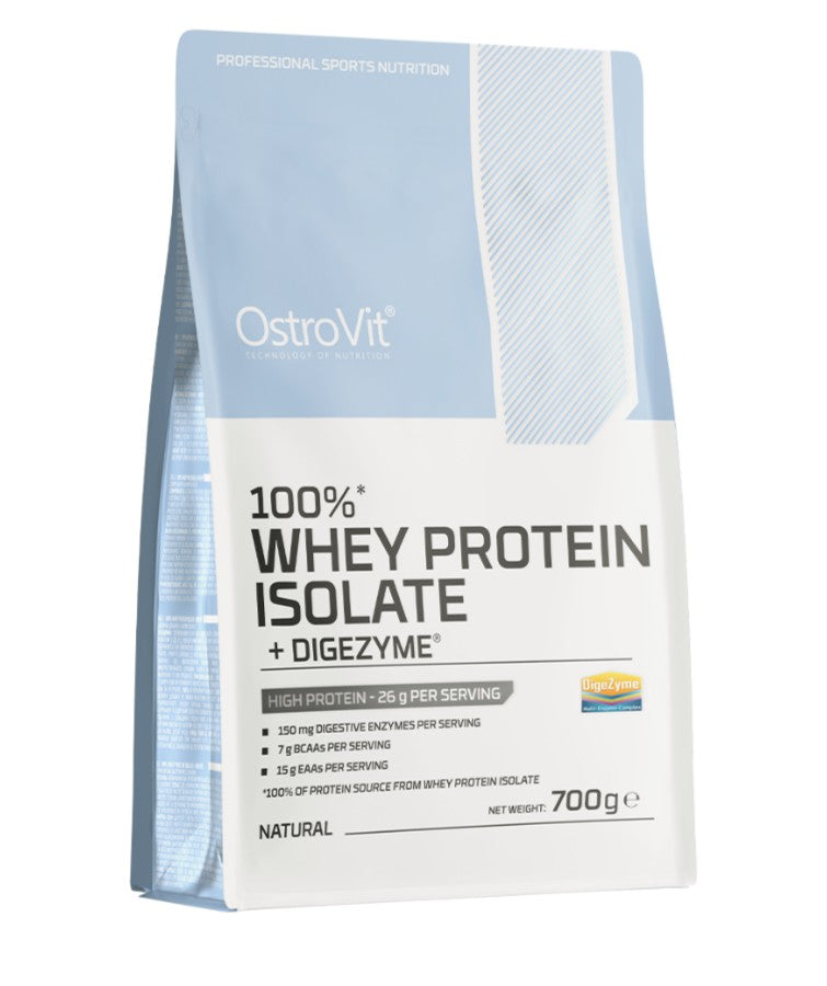 OstroVit 100% Whey Protein Isolate + Digezyme, Natural