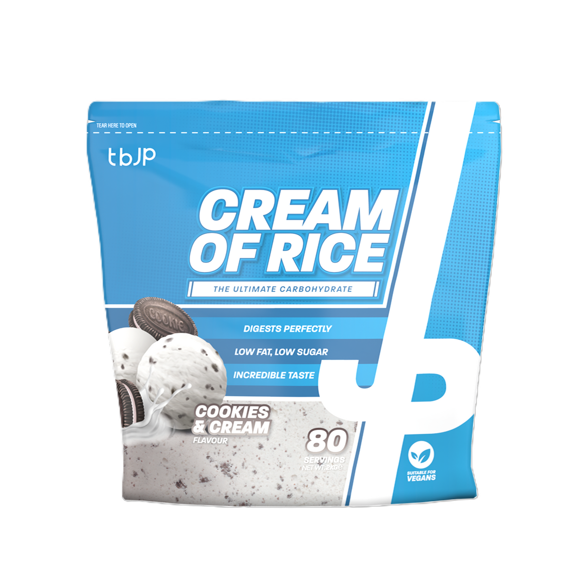 Trained by JP Cream of Rice - Cookies & Cream