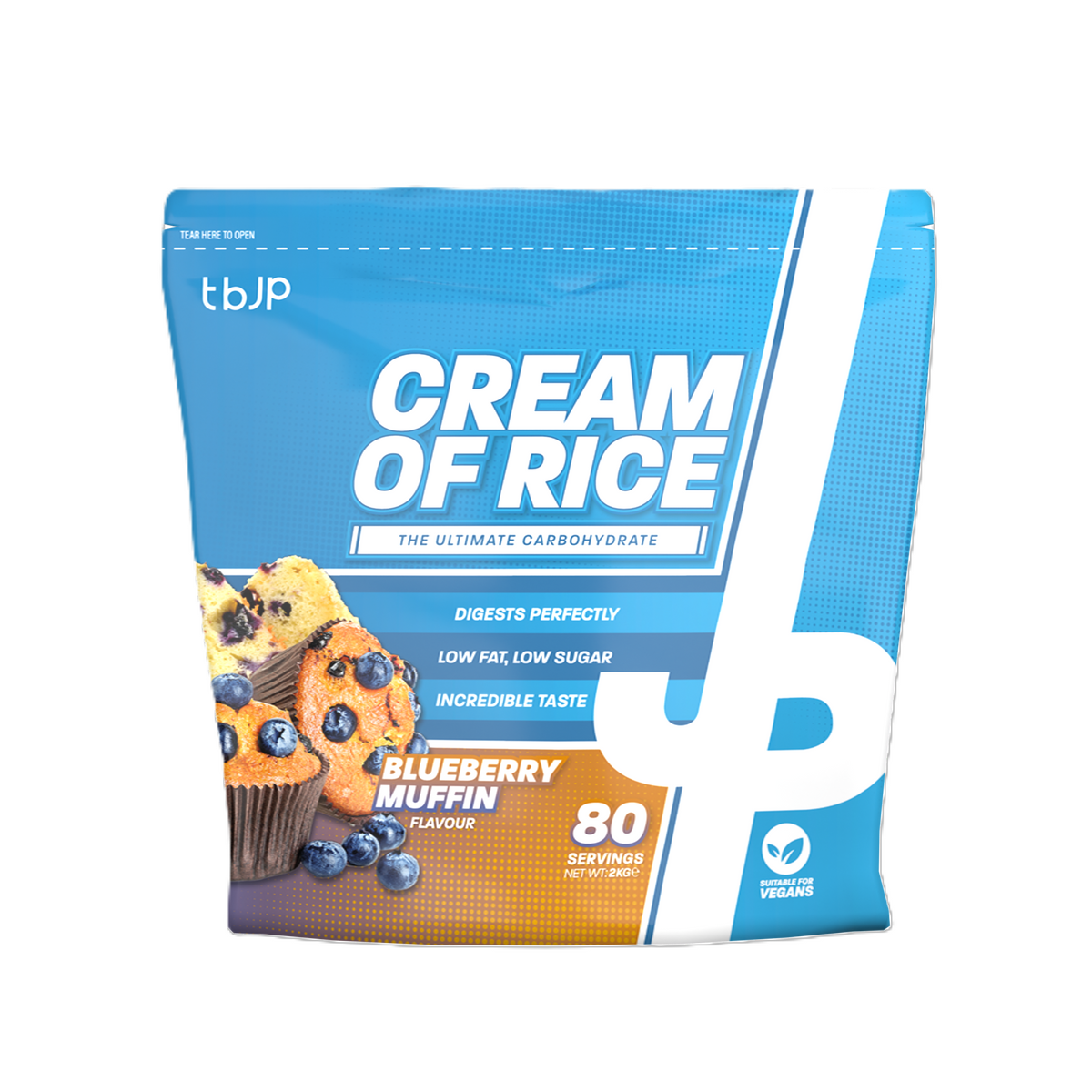 Trained by JP Cream of Rice - Blueberry Muffin