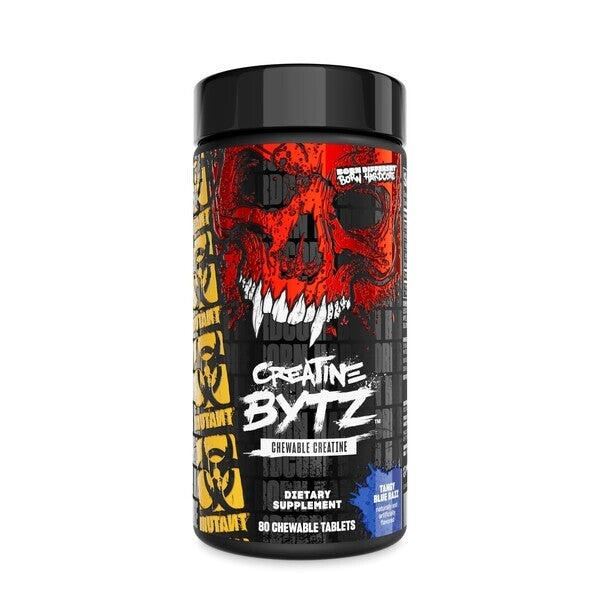 Mutant Creatine Bytz Chewables - Tangy Blue Razz