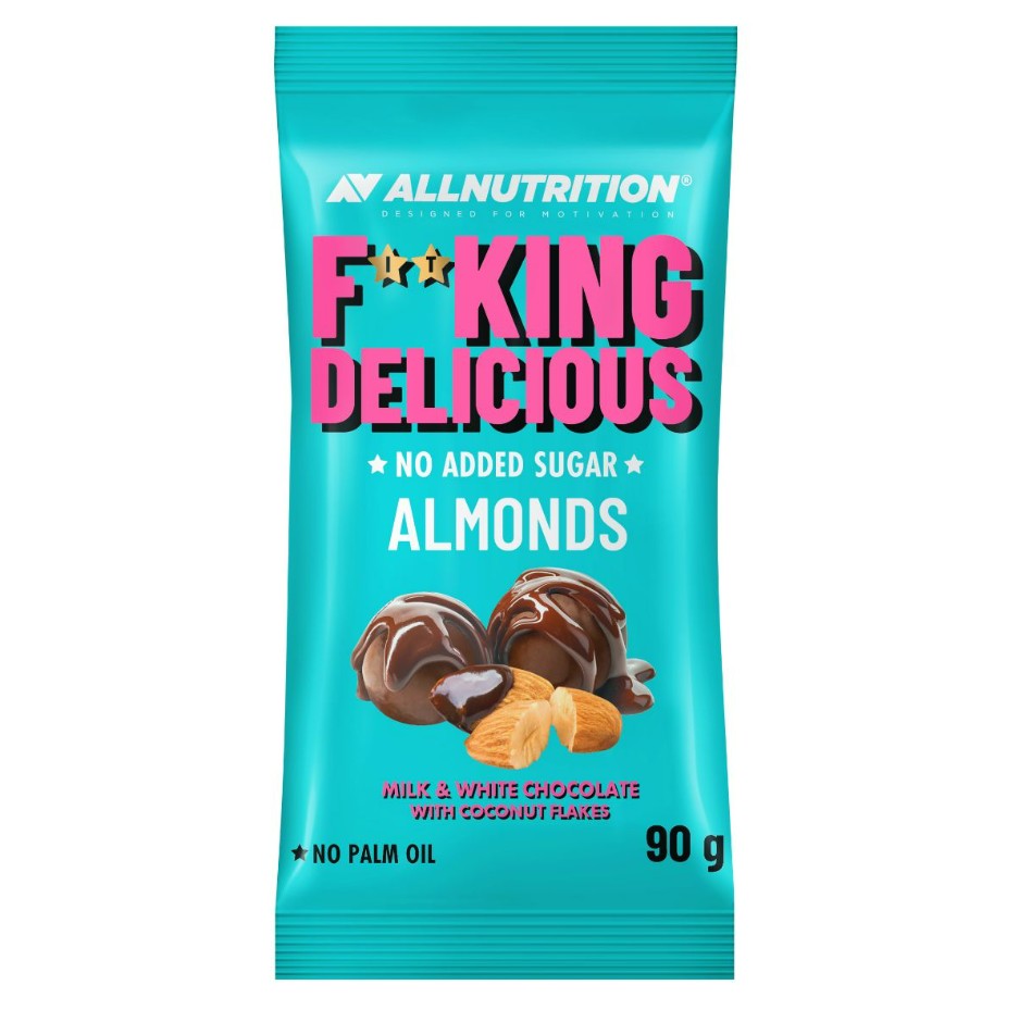 Allnutrition Fitking Delicious Almonds, Milk & White Chocolate with Coconut Flakes