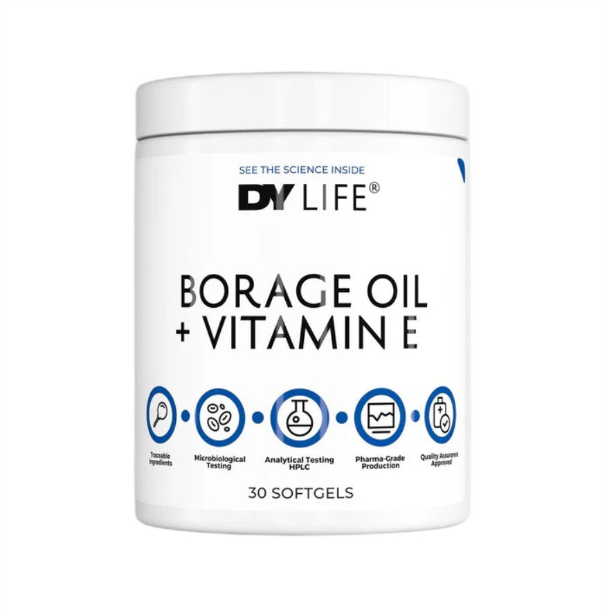 Dorian Yates DY LIFE Borage Oil + Vitamin E