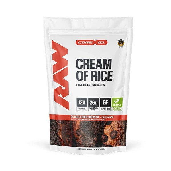 Raw Nutrition Cream of Rice - Double Fudge Brownie