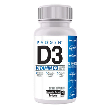 Evogen Vitamin D3, 125mcg