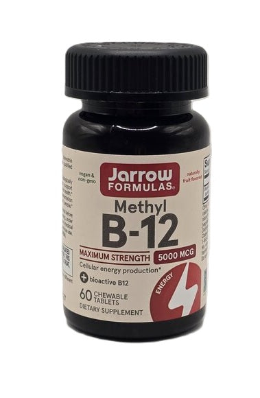 Jarrow Formulas Methyl B-12, 5000mcg (Fruit)