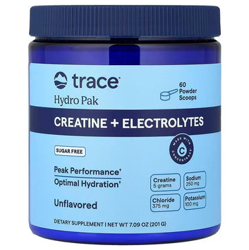 Trace Minerals Hydro Pak Creatine + Electrolytes - Unflavored