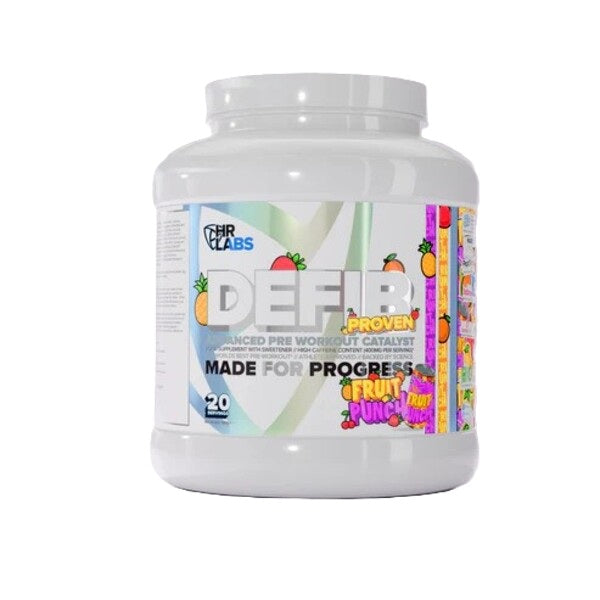 HR Labs Defib Advanced Pre Workout Catalyst Proven Edition, Fruit Punch