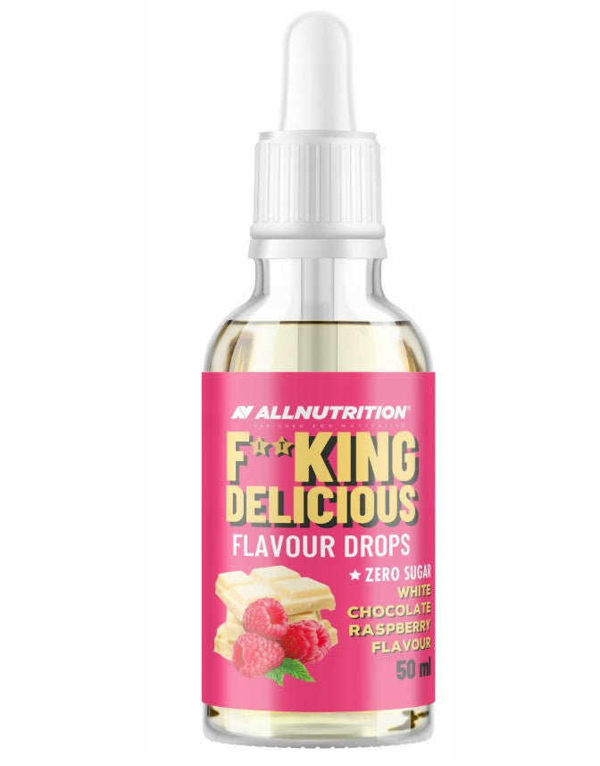 Allnutrition Fitking Delicious Flavour Drops - White Chocolate Raspberry