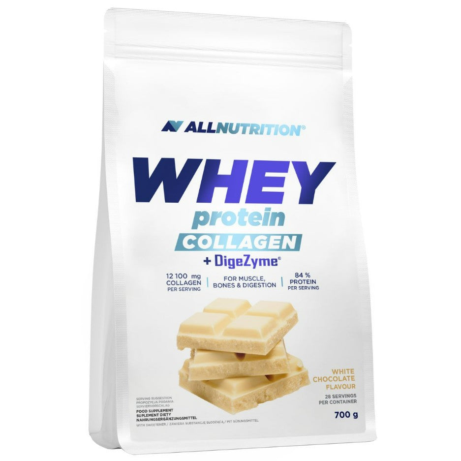 Allnutrition Whey Protein Collagen + DigeZyme - White Chocolate
