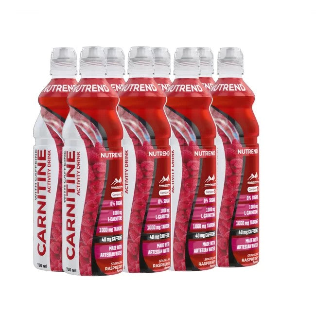 Nutrend Carnitine Activity Drink with Caffeine - Sparkling Raspberry