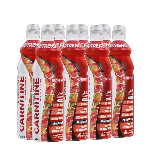 Nutrend Carnitine Activity Drink with Caffeine - Non Sparkling Red Orange