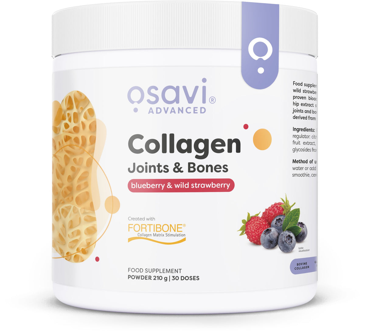 Osavi Collagen Joints & Bones - Blueberry & Wild Strawberry