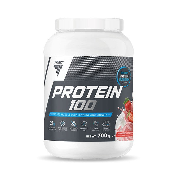 Trec Nutrition Protein 100 - Strawberry Milkshake