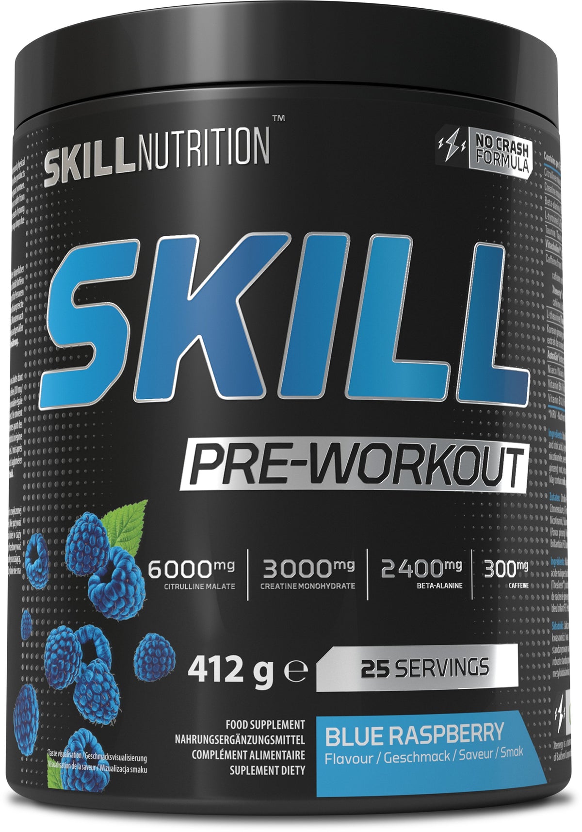 Skill Nutrition Skill Pre-Workout - Blue Raspberry