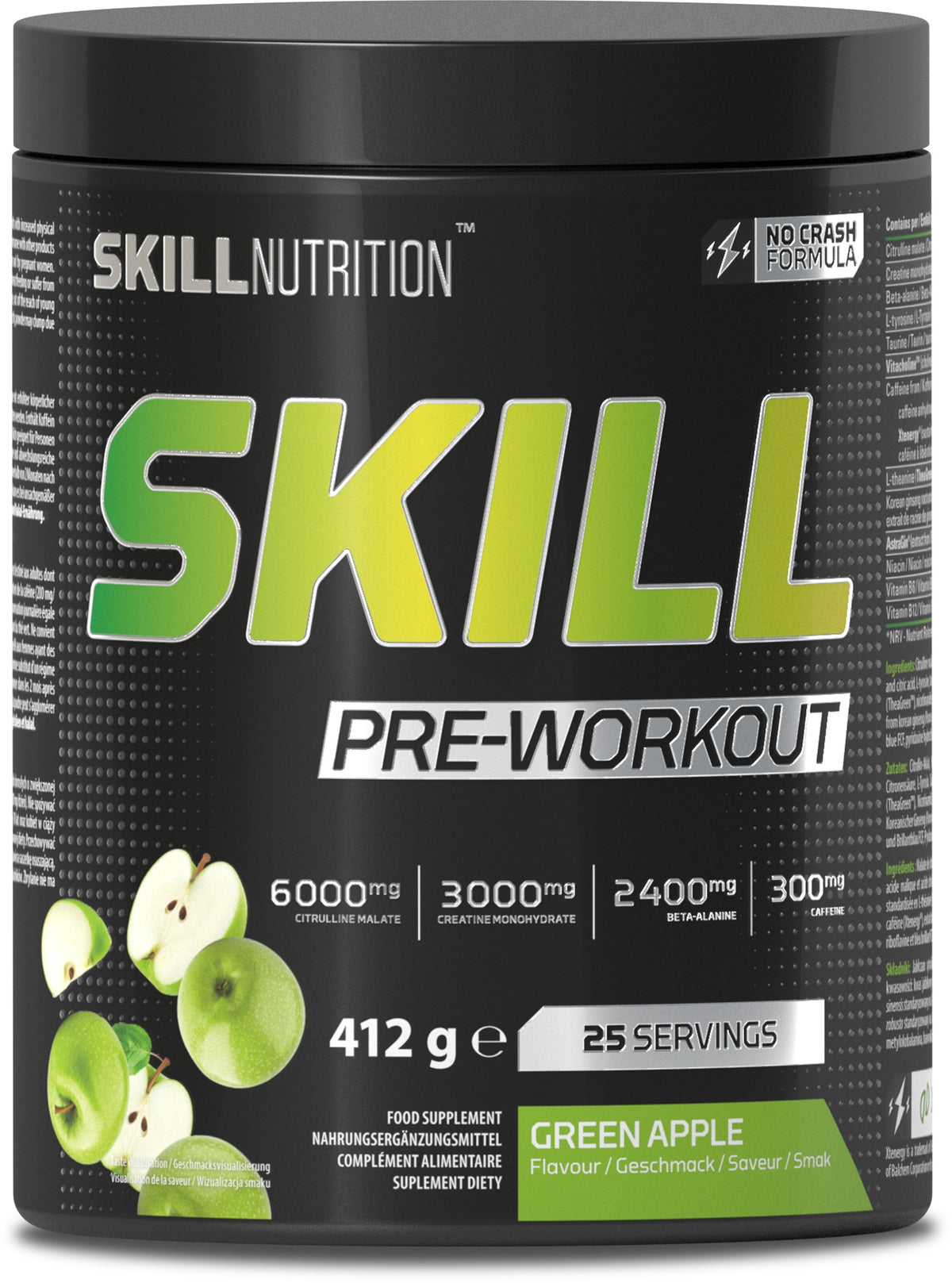 Skill Nutrition Skill Pre-Workout - Green Apple