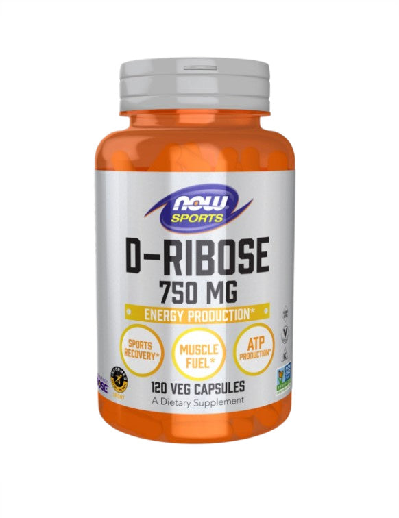 NOW Foods D-Ribose, 750mg