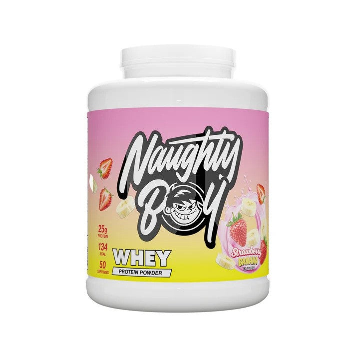 Naughty Boy Whey Protein - Limited Edition - Strawberry Banana