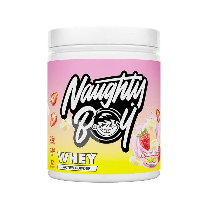 Naughty Boy Whey Protein - Limited Edition - Strawberry Banana
