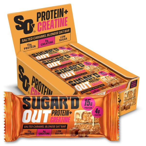 Sugar'd Out Protein + Creatine Bar - Salted Caramel Blondie