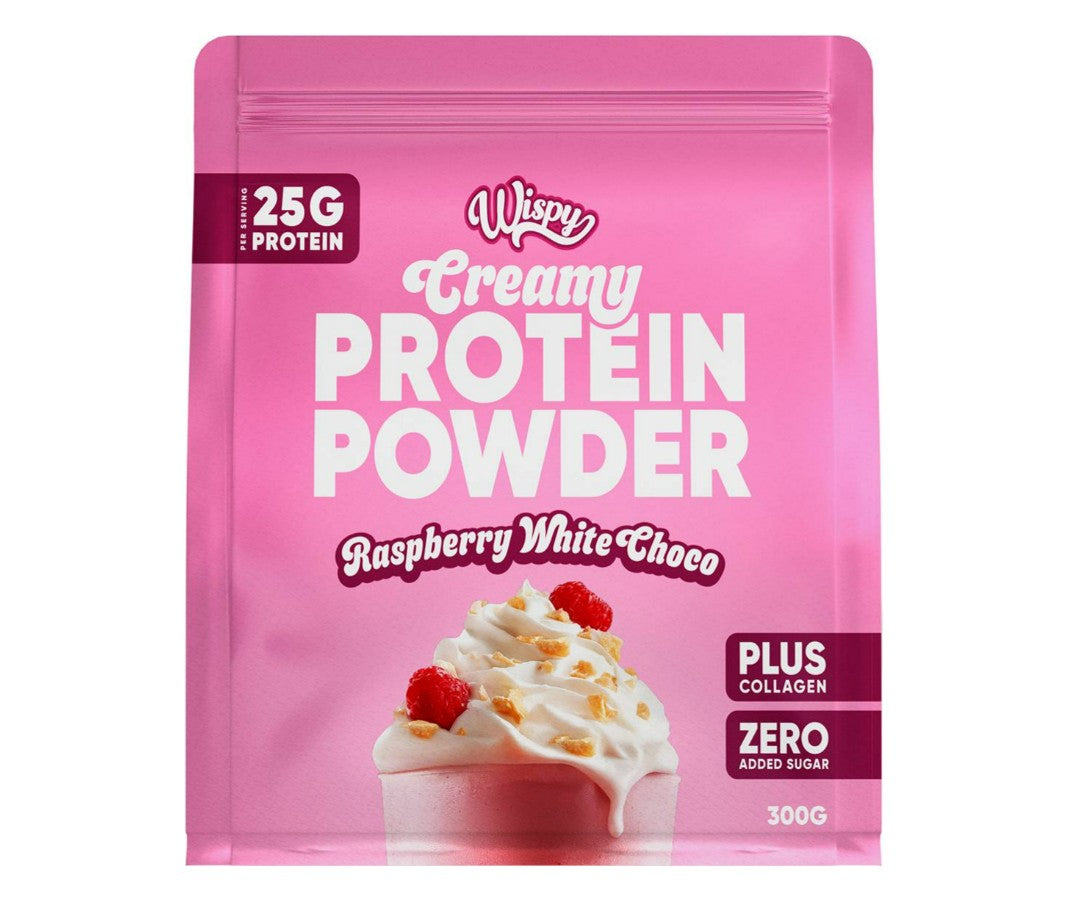 Wispy Creamy Protein Powder - Raspberry White Choco