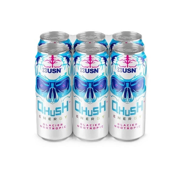 USN Qhush Energy Drink - Glacier Nootropic