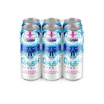 USN Qhush Energy Drink - Glacier Nootropic
