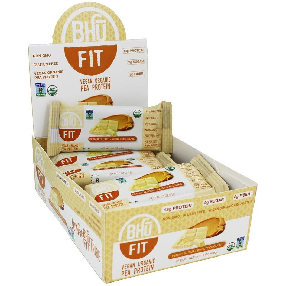Bhu Foods  Vegan Organic Pea Protein Bar - IVitamins Shop