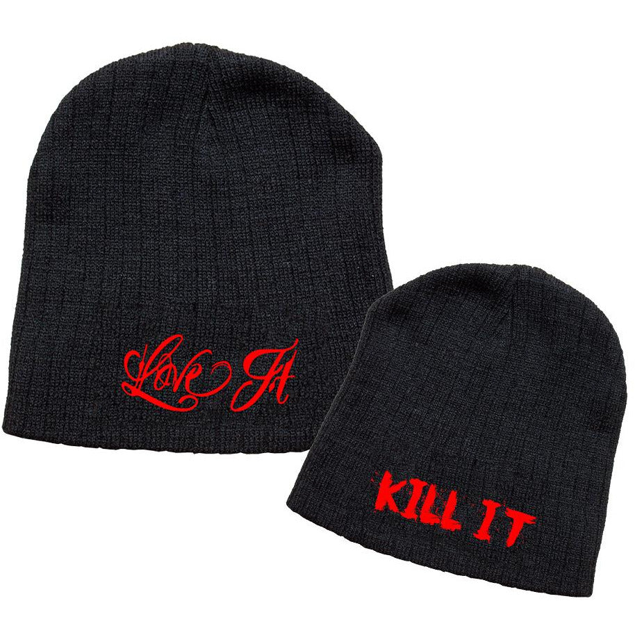 5% Nutrition - Apparel  Design #BNE1 Love It Kill It Beanie - IVitamins Shop