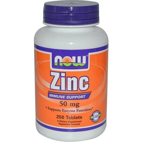NOW Foods  Zinc, 50mg - IVitamins Shop