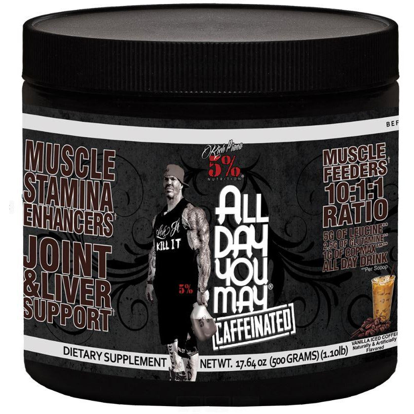5% Nutrition  AllDayYouMay Caffeinated - IVitamins Shop