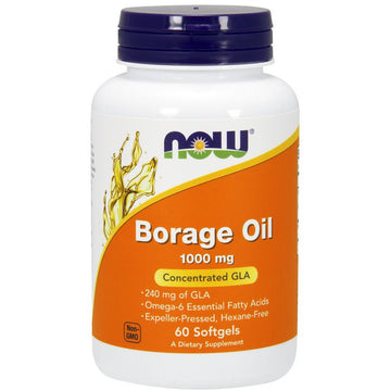 NOW Foods  Borage Oil, 1000mg