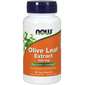 NOW Foods  Olive Leaf Extract, 500mg
