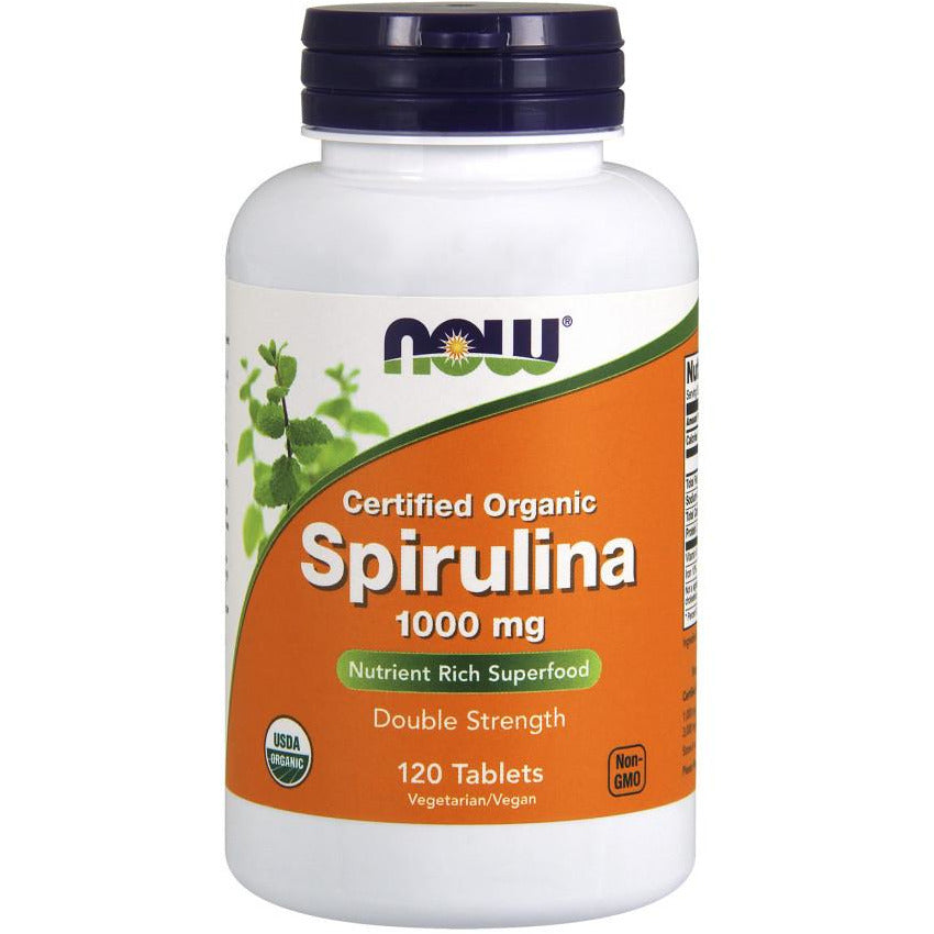NOW Foods  Spirulina Certified Organic - IVitamins Shop