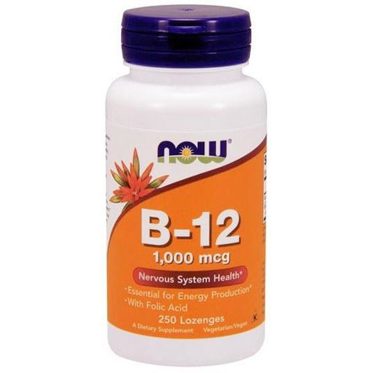 NOW Foods  Vitamin B-12 with Folic Acid - IVitamins Shop