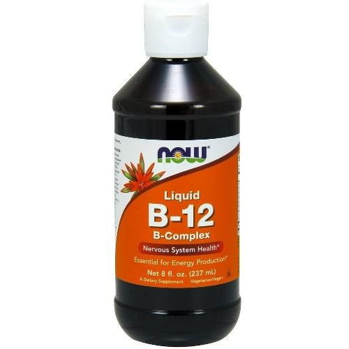 NOW Foods  Vitamin B-12 Liquid B-Complex - IVitamins Shop