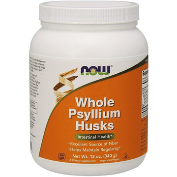 NOW Foods  Whole Psyllium Husks, Powder