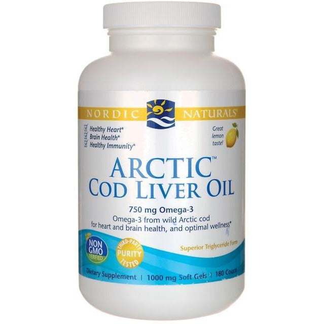 Nordic Naturals  Arctic Cod Liver Oil, 1060mg - IVitamins Shop