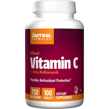 Jarrow Formulas  Vitamin C (Buffered) + Citrus Bioflavonoids, 750mg