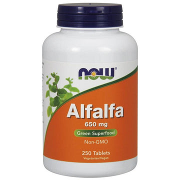 NOW Foods  Alfalfa, 650mg