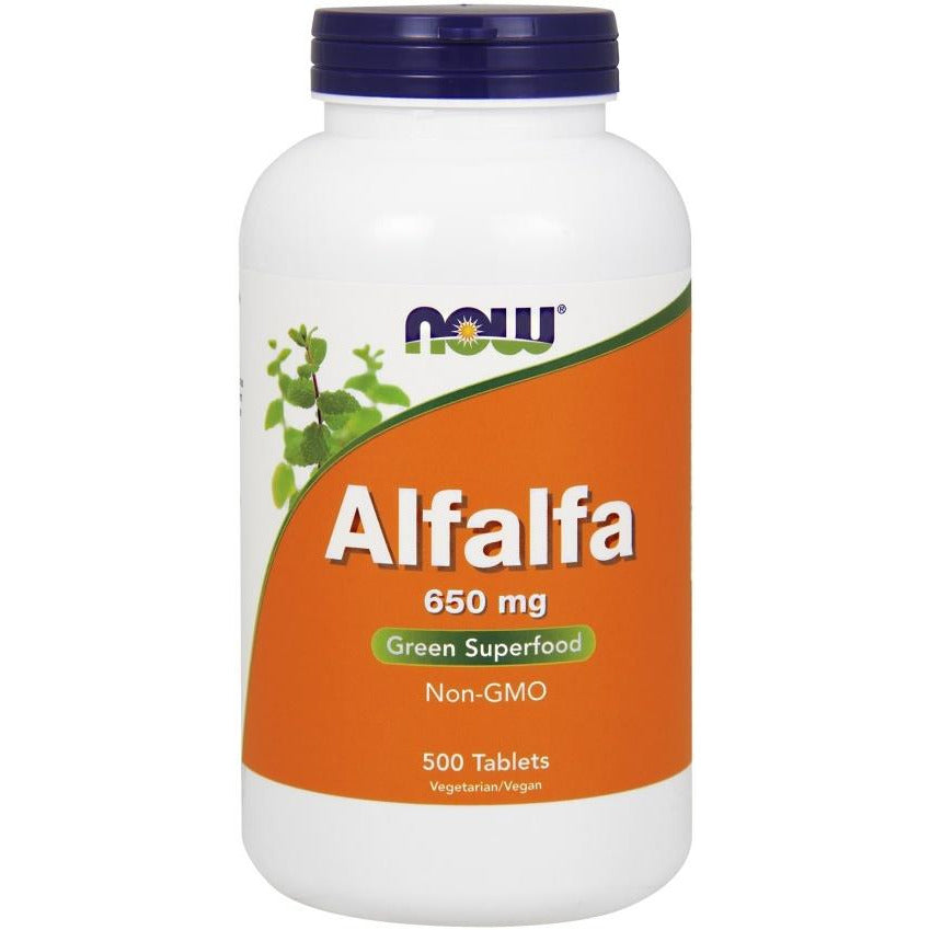 NOW Foods  Alfalfa, 650mg - IVitamins Shop