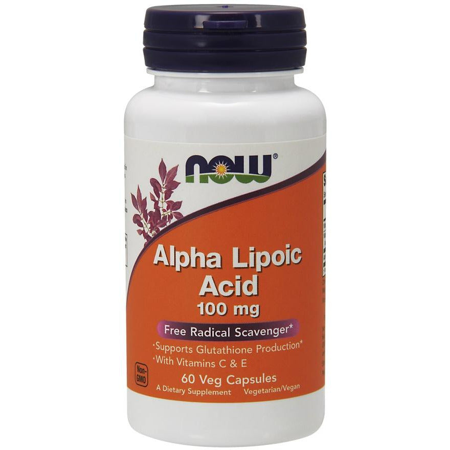 NOW Foods  Alpha Lipoic Acid with Vitamins C & E, 100mg - IVitamins Shop