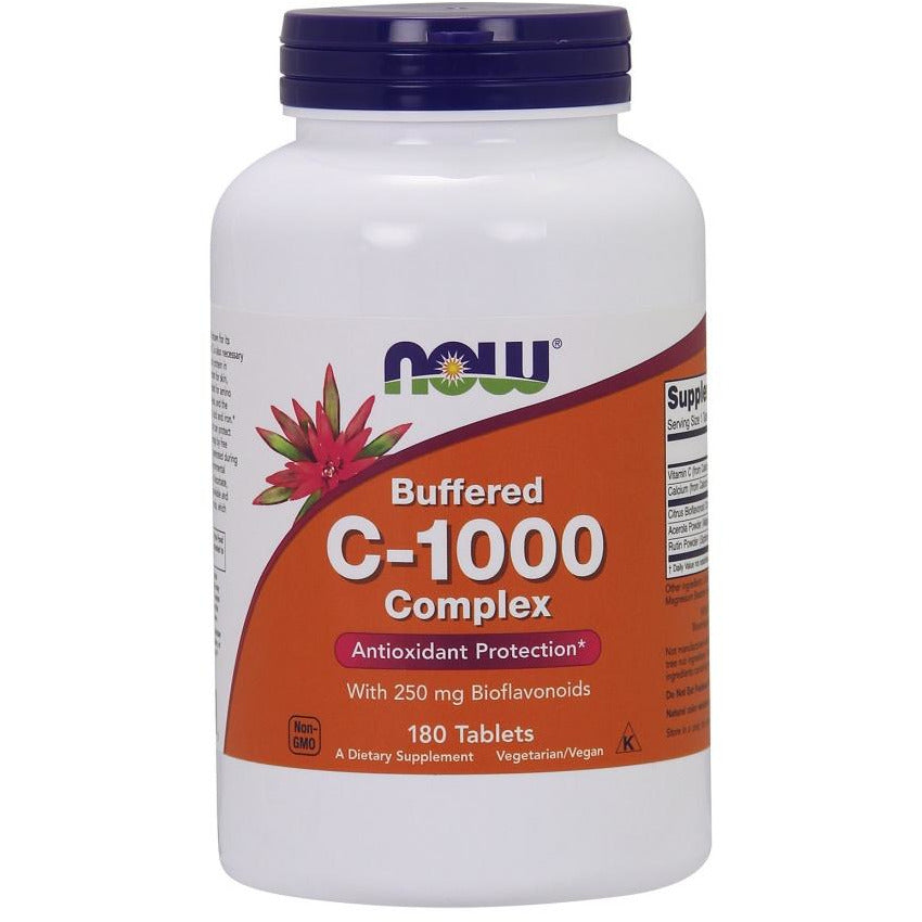 NOW Foods  Vitamin C-1000 Complex - Buffered with 250mg Bioflavonoids - IVitamins Shop