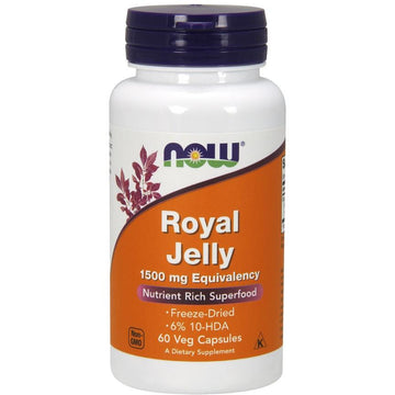 NOW Foods  Royal Jelly, 1500mg Equivalency